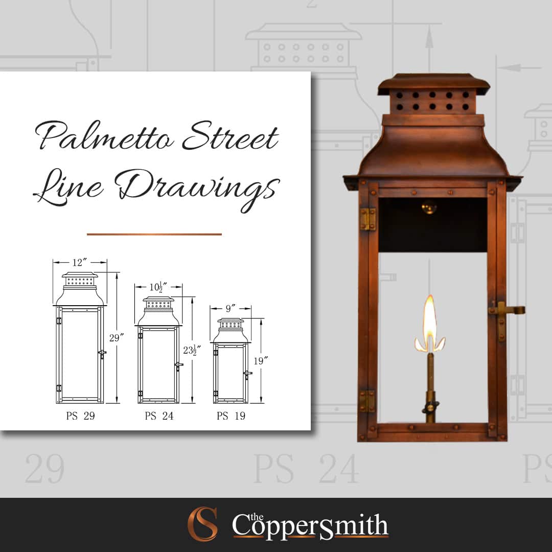 Palmetto Street Line Drawings